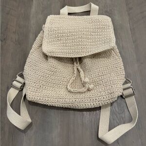 Crochet backpack